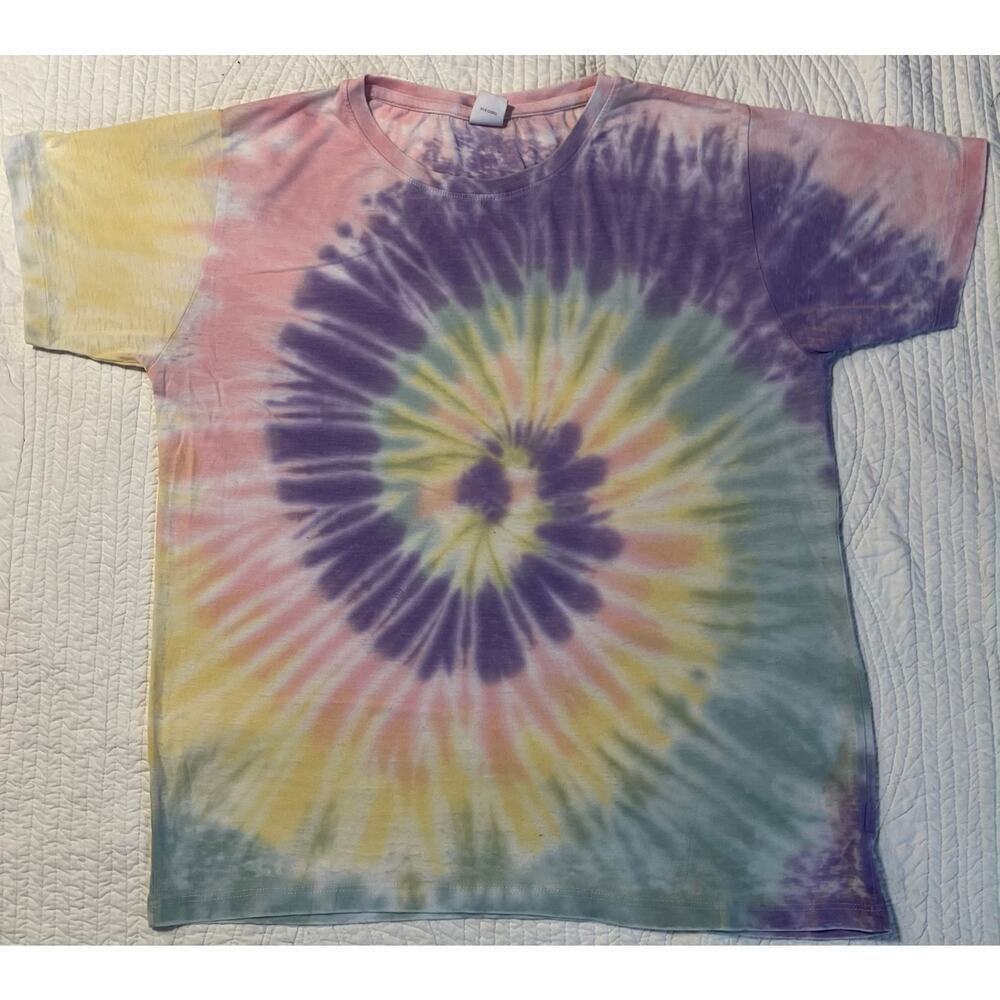 Dream sickle pastel tie-dyed T-shirt
Super soft
Size Large